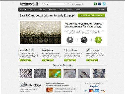 texturevault sell photos online