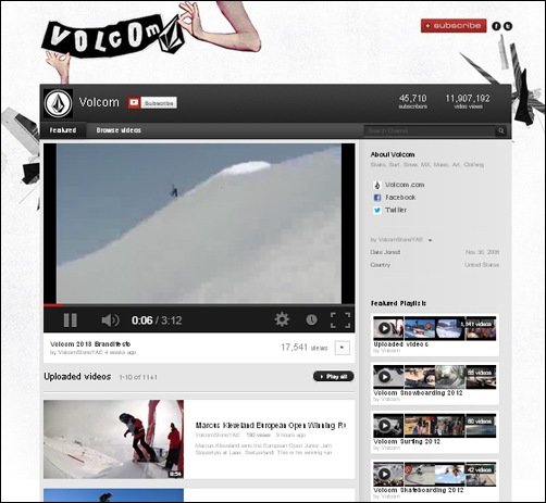 volcom cool youtube backgrounds