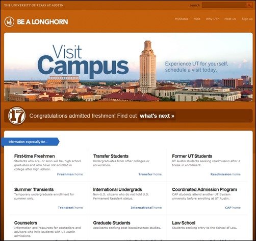 Be-a-Longhorn-web-design-education