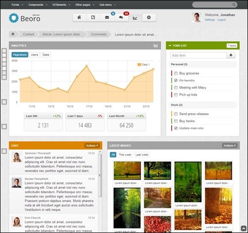 Beoro-bootstrap-templates