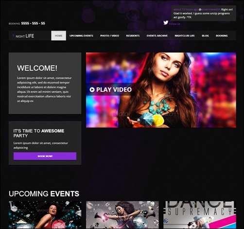Night-Life-bootstrap-templates-free