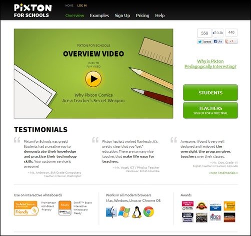 Pixton-for-Schools-best-college-websites