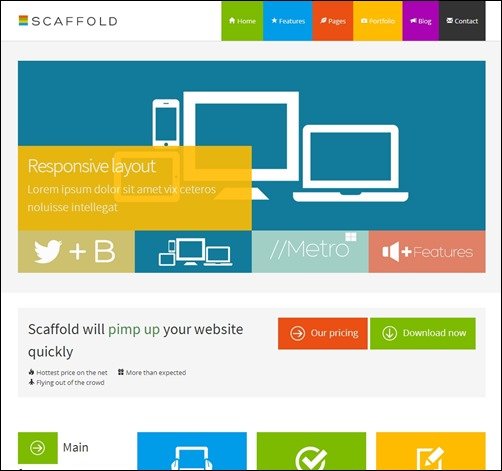Scaffold-bootstrap-templates-free