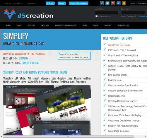 Simplify-new-wordpress-themes