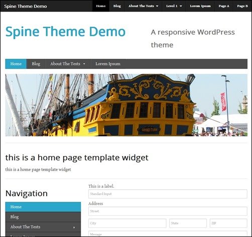Spine-new-wordpress-themes