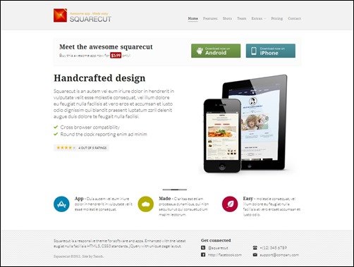 Squarecut-bootstrap-templates