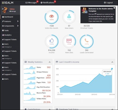 The-Realm-bootstrap-templates