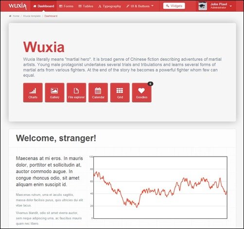 Wuxia-bootstrap-templates