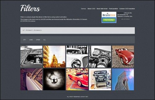 jquery filters