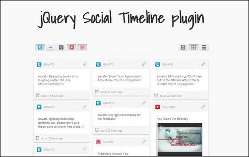 jquery social timeline