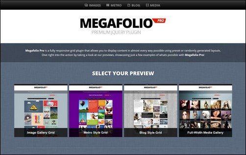 megafolio jquery filter
