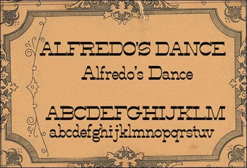 Alfredo’s Dance Free Western Fonts
