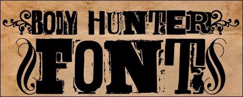Body Hunter Western Font