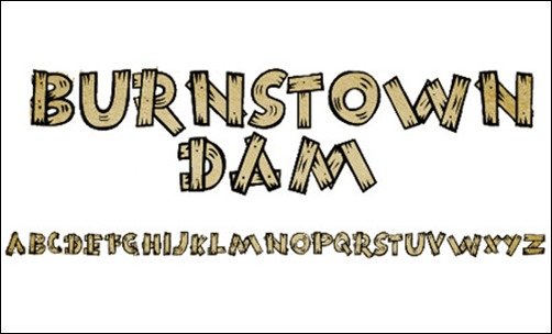 Burnstown Dam Font
