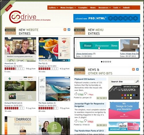 CSS-Drive-web-design-gallery
