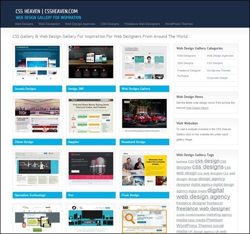 CSS-Heaven-web-design-gallery