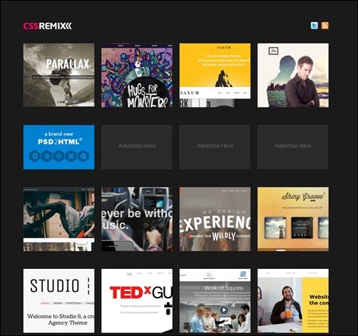 CSSRemix-web-design-gallery