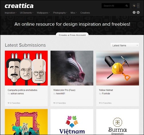 Creattica-web-design-gallery