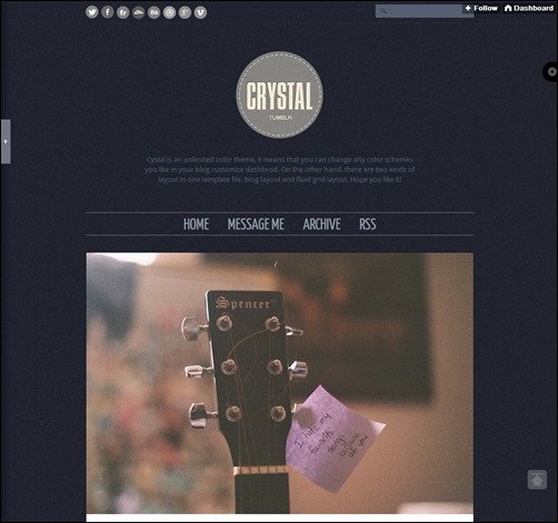Crystal-cute-tumblr-theme