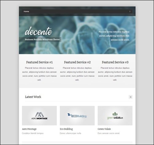 Decente-new-wordpress-themes