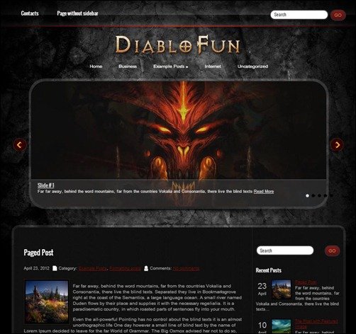 DiabloFun-WordPress-Theme