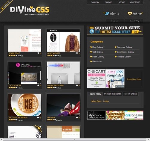 Divine-CSS-web-design-gallery
