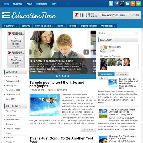 EducationTime-WordPress
