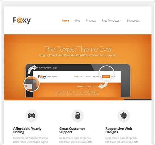 Foxy-wordpress-themes