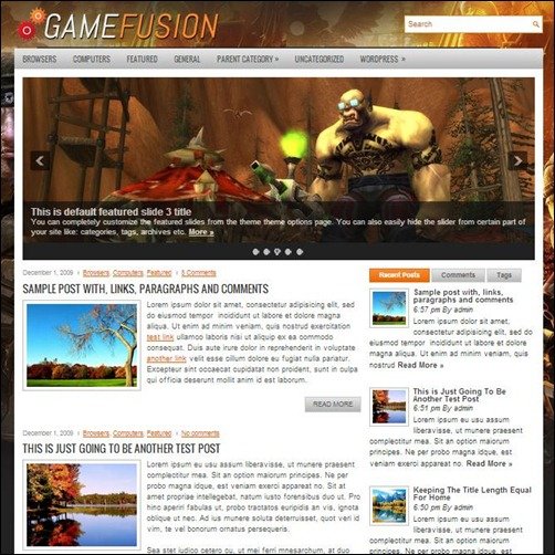 GameFusion-WordPress-Theme