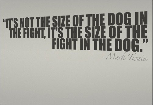 It’s Not the Size of a Dog