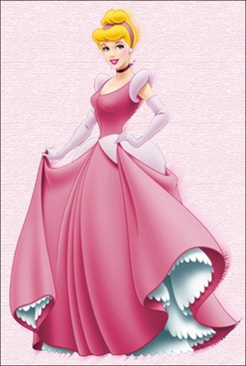 Pink-Cinderella-fairytale-characters