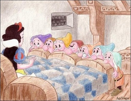 Snow-White-and-the-Dwarves-famous-fairy-tale-characters