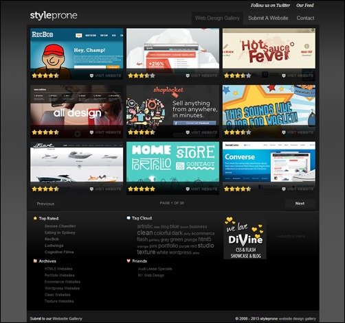 Styleprone-web-design-gallery