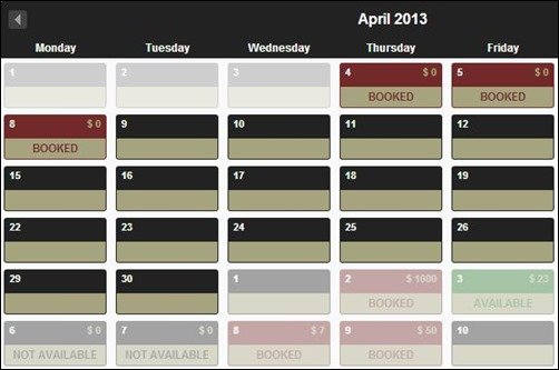 ajax jQuery date picker