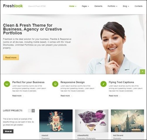 fresh html5 templates