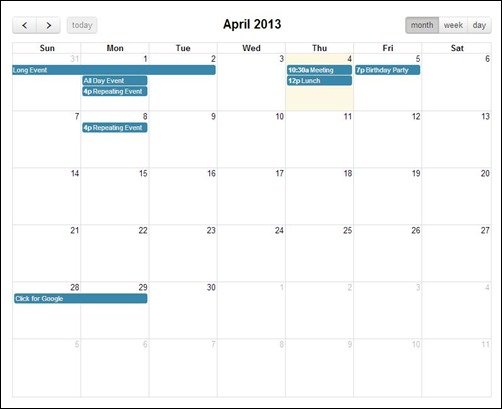 full jQuery date picker