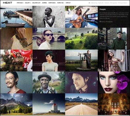 heat-wordpress-portfolio-theme
