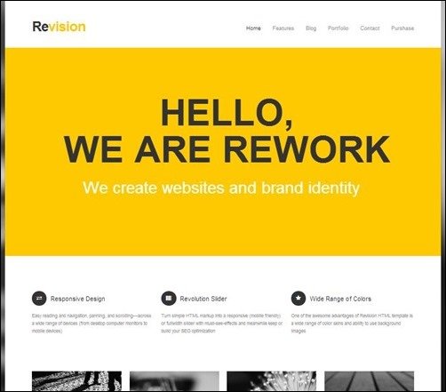 revision html5 templates