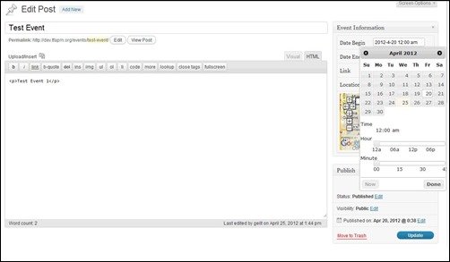 simp jQuery date picker