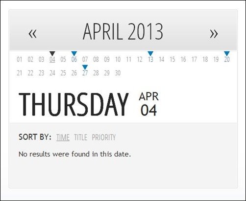 simple jQuery date picker