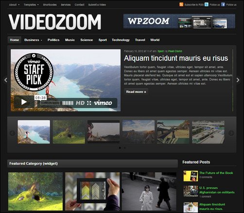 videozoom wordpress video theme
