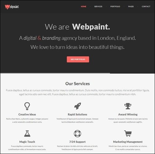 webpaint html5 templates