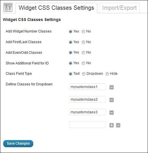 widget