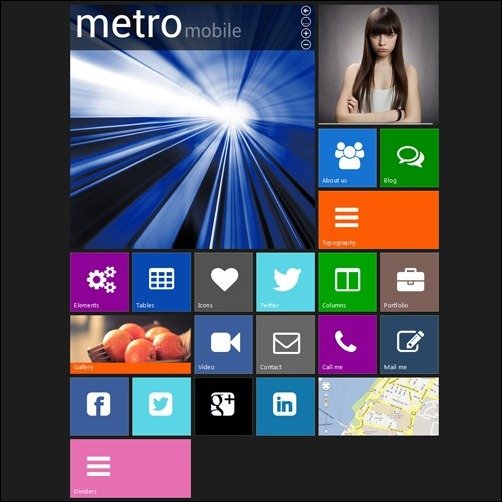Metro Mobile WordPress Metro Themes