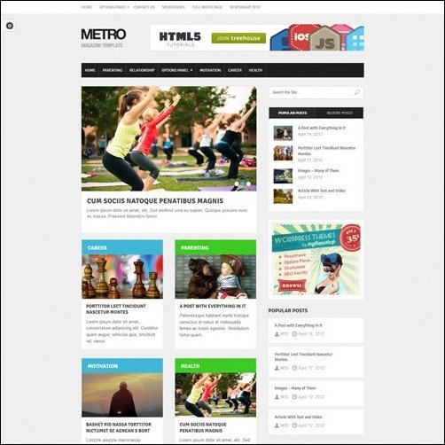 Metro WordPress Metro Themes