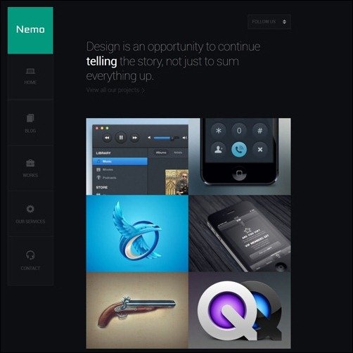 Nemo WordPress Metro Themes