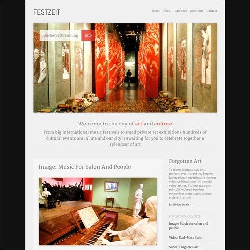 Festzeit Blogger Templates