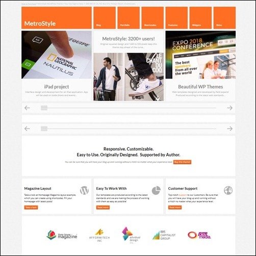 Metrostyle WordPress Metro Themes