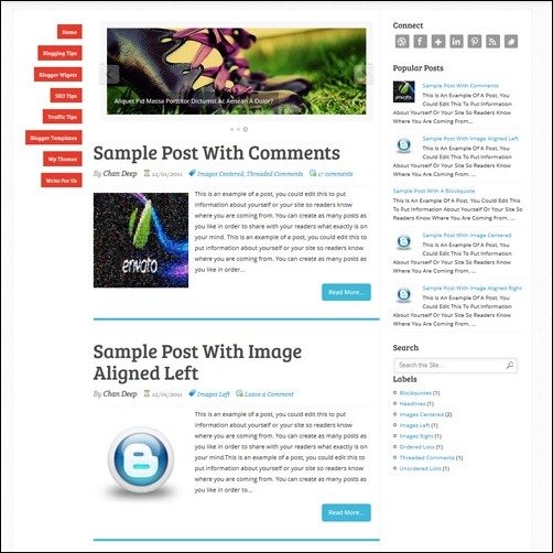 Sensational Blogger Templates