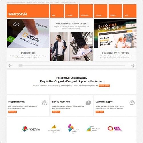 MetroStyle WordPress Metro Themes